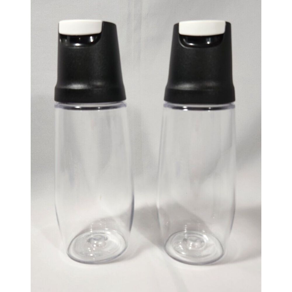 Tupperware TILT 'N SERVE vinegar &‎ oil set of 2 Dispensers Bottle NEW